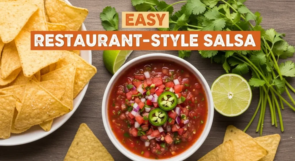 Easy Restaurant-Style Salsa