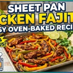 Sheet Pan Chicken Fajitas (Easy Oven-Baked Recipe)